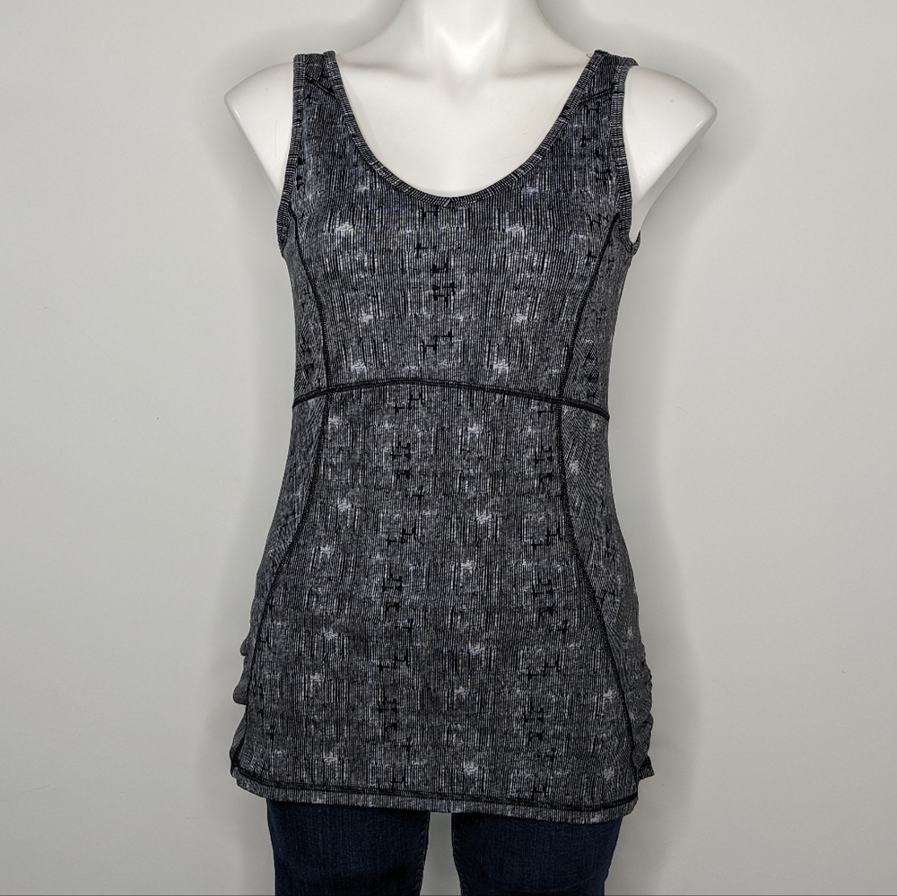 ✨3/$15 Gaiam black white workout exercise tank S